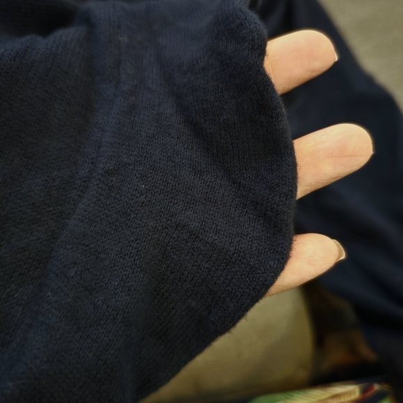 Anthropology Moth Ruffled V-Neck Sweater - Picture 9 of 12